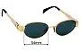 Sunglass Fix Replacement Lenses for Celine CL 40235U - 54mm Wide 