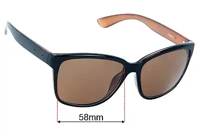 Fiorelli Inge Replacement Lenses 58mm wide 