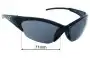 Sunglass Fix Replacement Lenses for Kaenon Kore - 71mm Wide 