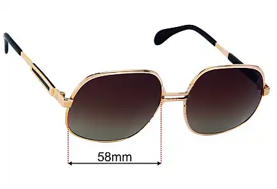 Metzler 1810 Replacement Lenses 58mm wide 
