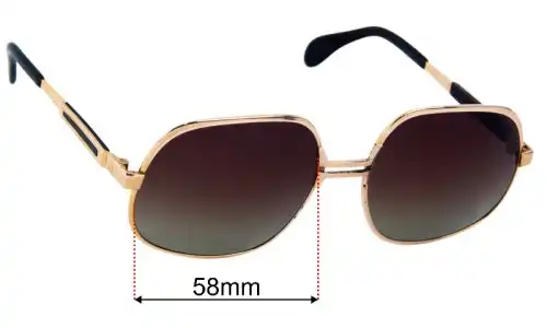Metzler 1810 Replacement Lenses 58mm wide 
