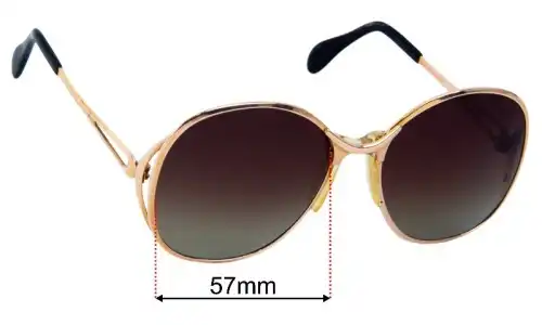 Metzler 1855 Replacement Lenses 57mm wide 