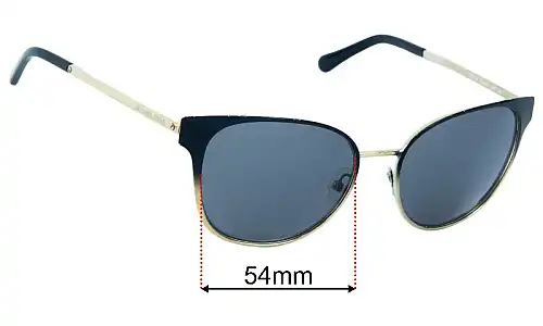 Sunglasses Replacement Lenses Michael Kors MK1022 Tia 54mm Wide 