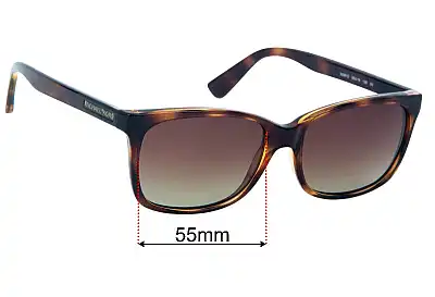 Michael Kors MK6023 Johannesburg Replacement Lenses 55mm wide 