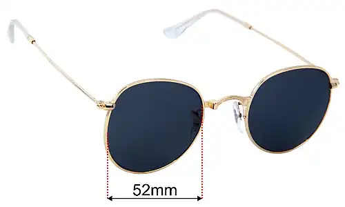 Polaroid 3532 Replacement Lenses 52mm wide 