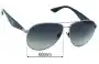 Sunglass Fix Replacement Lenses for Prada SPR53Q & PR53QS - 60mm Wide 