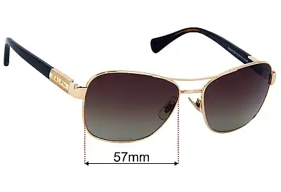 Ralph Lauren RA 4119 Replacement Lenses 57mm wide 