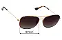 Sunglass Fix Ersatzgläser für Ray-Ban RB3799 - 57mm Wide 