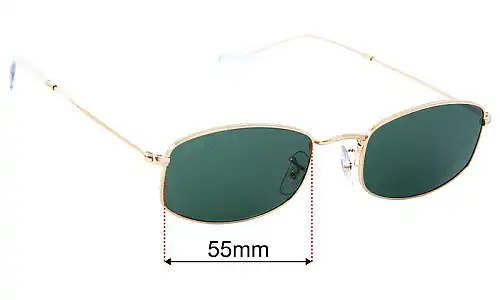 Ray-Ban RB3832 Ersatzgläser 55mm wide 