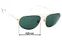 Sunglass Fix Replacement Lenses for Ray-Ban RB3945 - 62mm Wide 