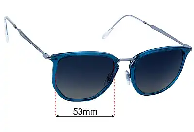 Ray-Ban RB4451 Replacement Lenses 53mm wide 