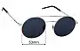 Sunglass Fix Replacement Lenses for Saint Laurent  SL 210  - 53mm Wide 