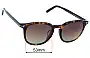 Sunglass Fix Ersatzgläser für Tom Ford Pax TF816-F - 53mm Wide 
