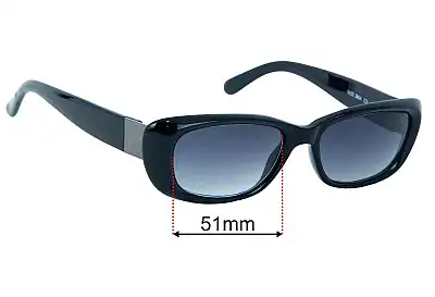 Versace MOD 386-A Lentes de Repuesto 51mm wide 