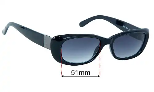Versace MOD 386-A Replacement Lenses 51mm wide 