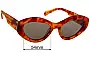Sunglass Fix Replacement Lenses for Banbe The Jean - 54mm 