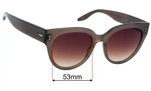 Barton Perreira Syrinx Replacement Lenses 53mm wide 
