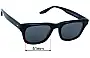 Barton Perreira 007 Thunderball Replacement Lenses 51mm wide 