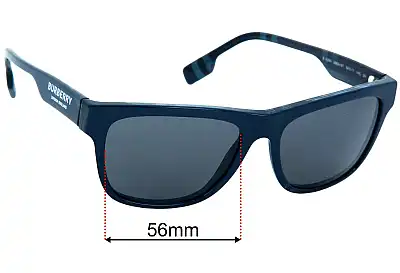 Burberry B 4293 Replacement Lenses 56mm wide 