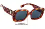 Burberry B 4327 Replacement Lenses 51mm wide 