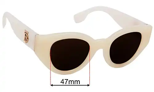 Burberry B 4390 Replacement Sunglass Lenses - 47mm 