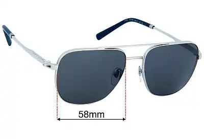 Bvlgari 5059 Verres de Remplacement 58mm wide 