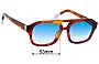 Sunglass Fix Lentes de Repuesto para Caddis Neta - 53mm Wide 