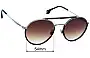 Sunglass Fix Replacement Lenses for Carrera 208/S - 54mm Wide 