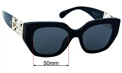 Chanel 3488-A Sunglass Replacement Lenses - 50mm 
