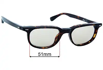 Chimi Novis Lentes de Repuesto 51mm wide 