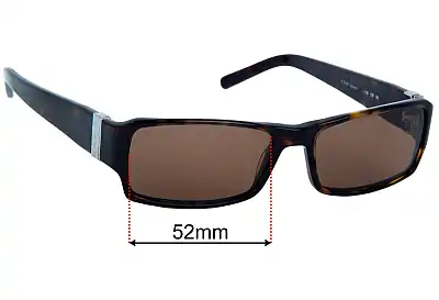 Coach HC8034 Replacement Lenses 52mm wide 