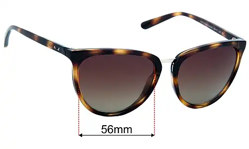 Coach HC 8221 Replacement Sunglass Lenses - 56mm 