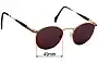 Dakota Smith 1046 Durango Lentes de Repuesto 49mm wide 