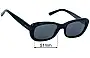 DKNY DY4118 Replacement Lenses 51mm wide 