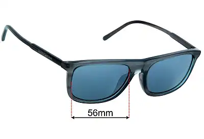 Dolce & Gabbana DG 4542 Replacement Lenses 56mm wide 