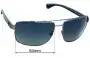 Emporio Armani EA2018 Replacement Lenses 64mm wide 