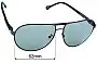 Ermenegildo Zegna SZ 3283 Replacement Lenses - 62mm  