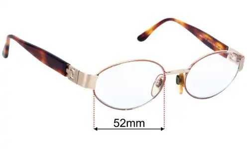 Fendi XL 7137 Replacement Lenses 52mm wide 
