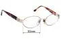 Fendi XL 7137 Replacement Lenses 52mm wide 