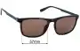 Fila SFI124 Replacement Lenses 57mm wide 