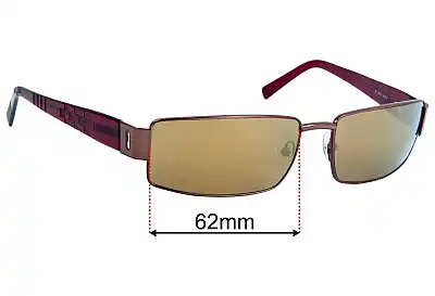 Fujiwara FJ 4977 Verres de Remplacement 62mm wide 