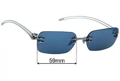 Gentle Monster Tetra Replacement Lenses 59mm wide 