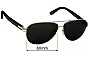 Sunglass Fix Replacement Lenses for Gidgee Equator - 60mm Wide 