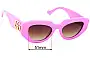 Gucci GG1421S Replacement Sunglass Lenses 51mm 