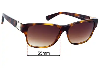 Gucci GG 3208/S Replacement Lenses 55mm wide 