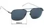 Hugo Boss 1310/S Replacement Lenses 58mm wide 