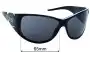 Just Cavalli JC13S Replacement Lenses 65mm wide 
