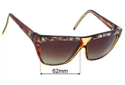Laura Biagiotti P32 Replacement Lenses 62mm wide 