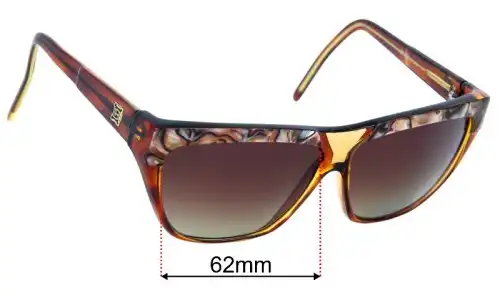 Laura Biagiotti P32 Replacement Lenses 62mm wide 