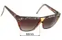 Laura Biagiotti P32 Replacement Lenses 62mm wide 